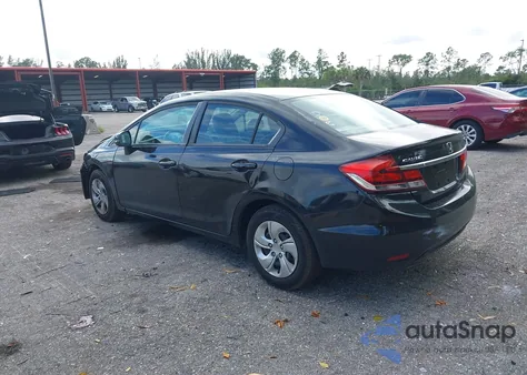 2013 Honda Civic Lx из США, поврежденный, VIN 19XFB2F54DE007470